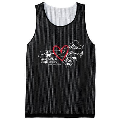 Appalachia Strong Come Hell Or High Water United Mountain Mesh Reversible Basketball Jersey Tank