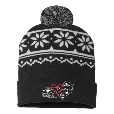 Appalachia Strong Come Hell Or High Water United Mountain USA-Made Snowflake Beanie