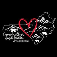 Appalachia Strong Come Hell Or High Water United Mountain Toddler T-Shirt
