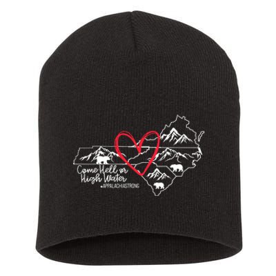 Appalachia Strong Come Hell Or High Water United Mountain Short Acrylic Beanie