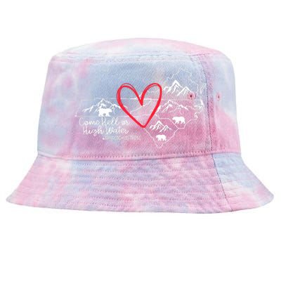 Appalachia Strong Come Hell Or High Water United Mountain Tie-Dyed Bucket Hat