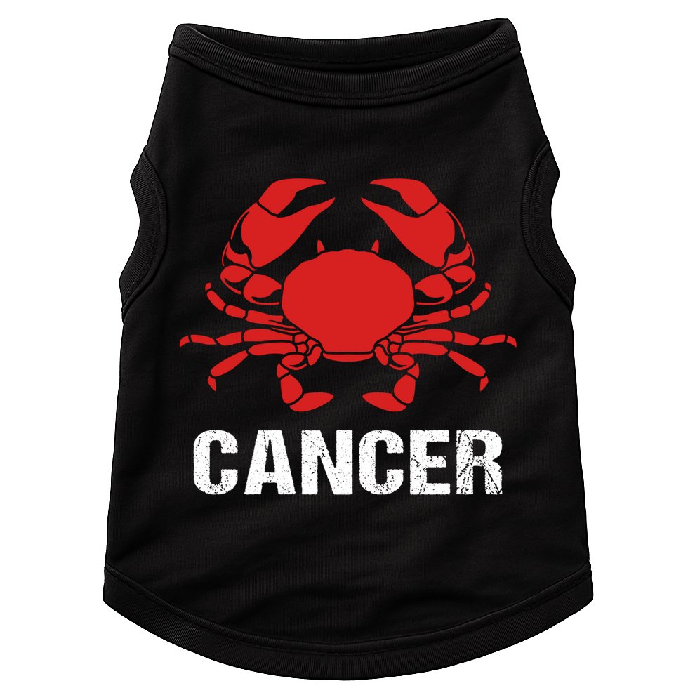 Astrological Sign Cancer Crab Zodiac Gift Doggie Tank