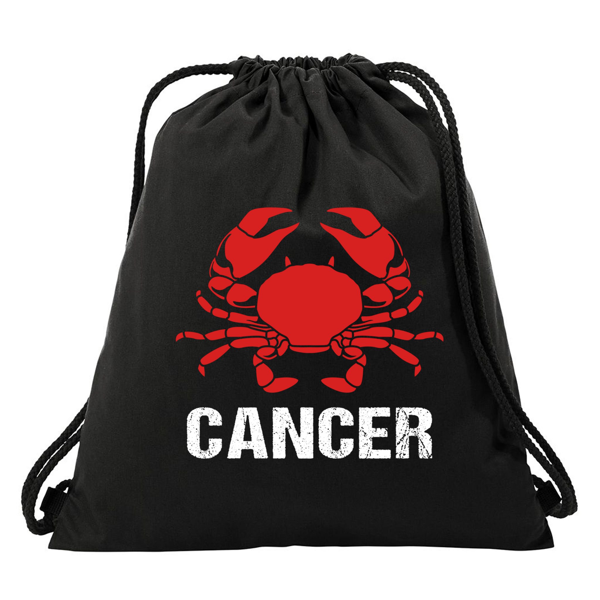 Astrological Sign Cancer Crab Zodiac Gift Drawstring Bag