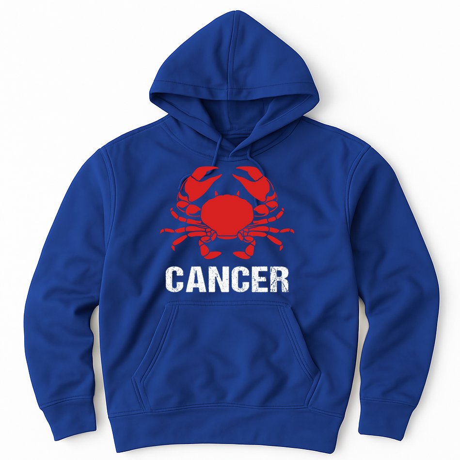 Astrological Sign Cancer Crab Zodiac Gift Hoodie