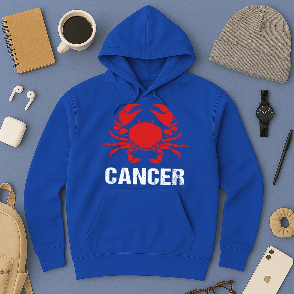 Astrological Sign Cancer Crab Zodiac Gift Hoodie