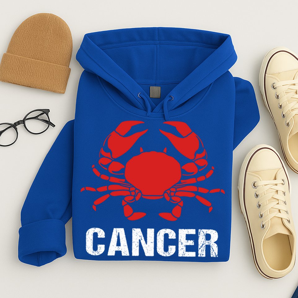 Astrological Sign Cancer Crab Zodiac Gift Hoodie