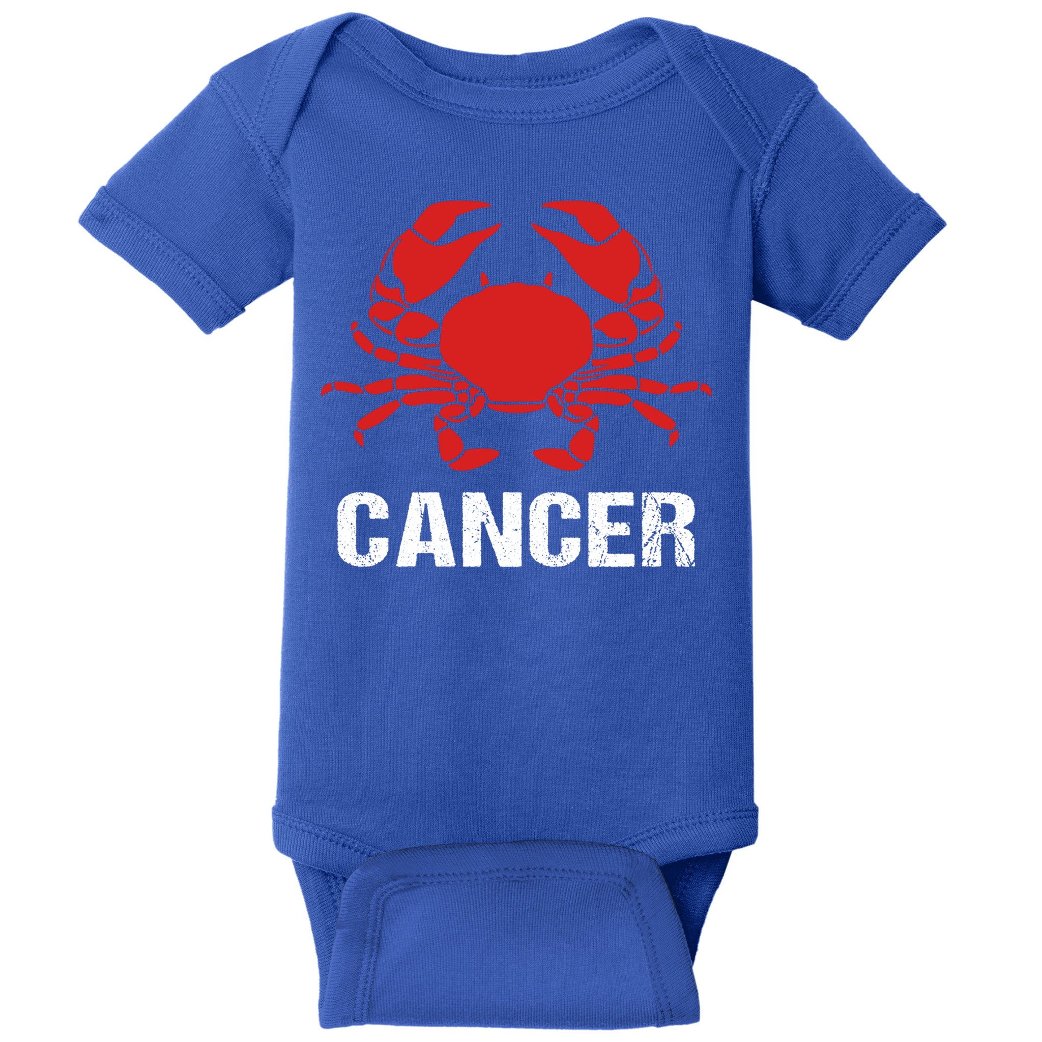 Astrological Sign Cancer Crab Zodiac Gift Baby Bodysuit