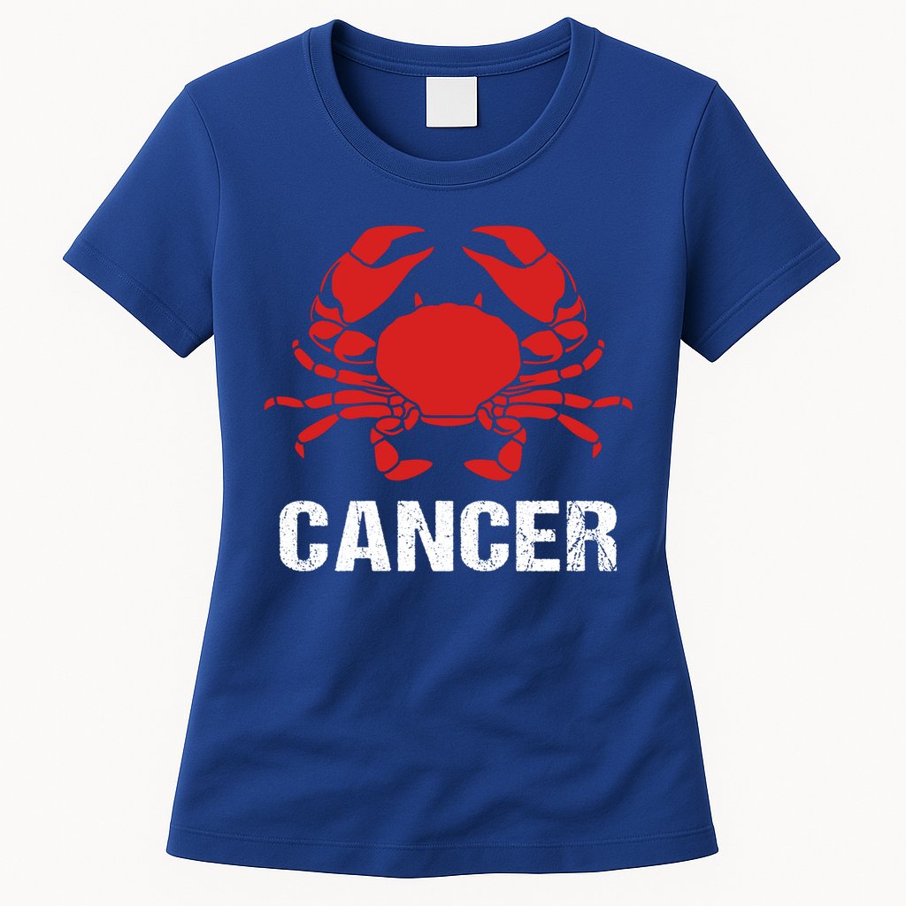 Astrological Sign Cancer Crab Zodiac Gift Womens T-Shirt