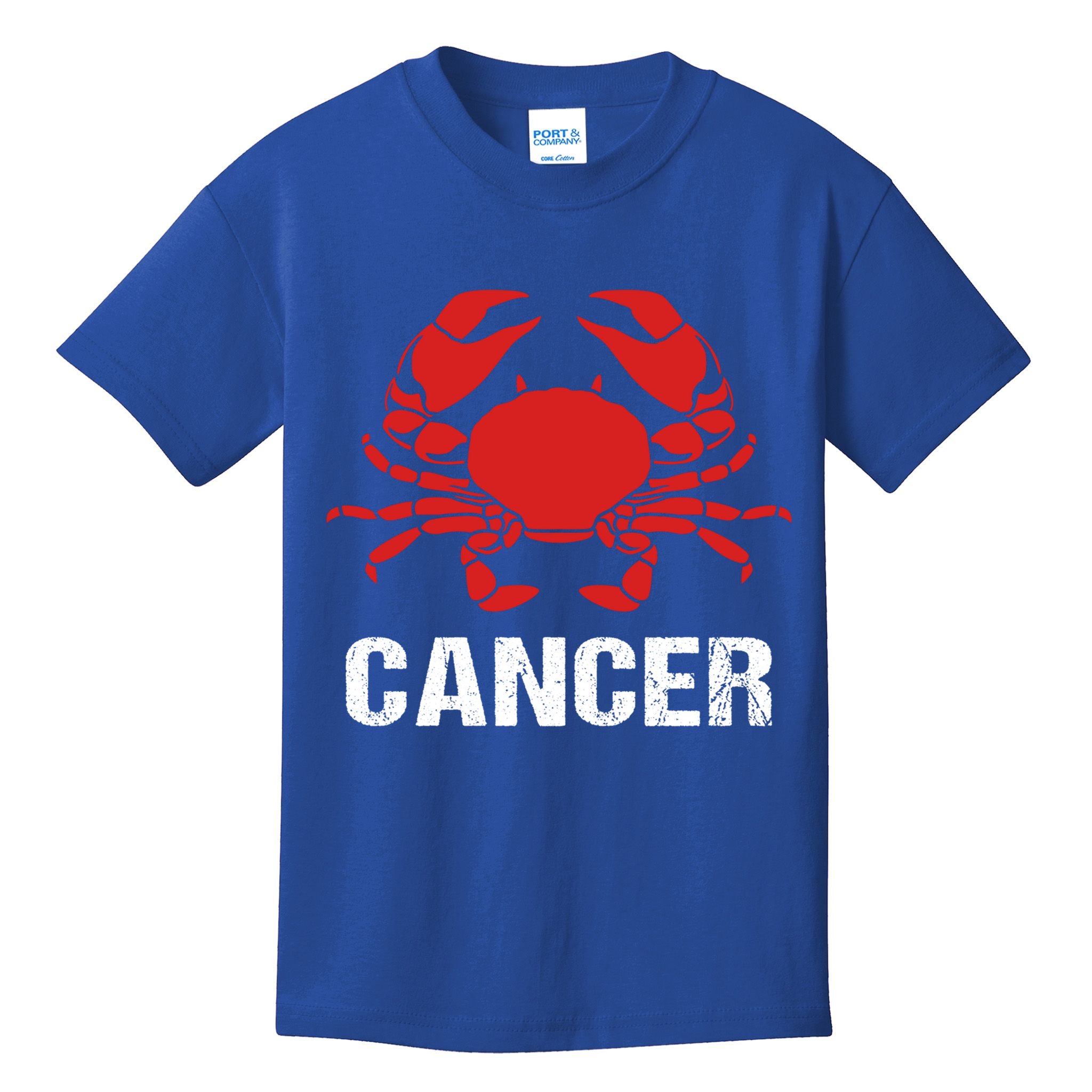 Astrological Sign Cancer Crab Zodiac Gift Kids T-Shirt