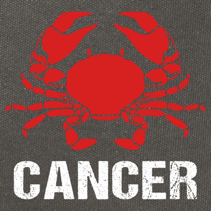 Astrological Sign Cancer Crab Zodiac Gift Cotton Canvas Backpack