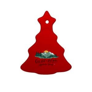 Appalachia Strong Come Hell Or High Water Ceramic Tree Ornament