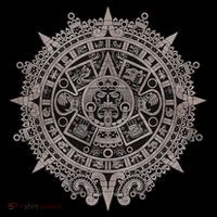 Aztec Sun Calendar Aztec Sun Stone Mayan Sun Symbol Toddler Long Sleeve Shirt