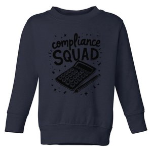 Auditor Squad Compliance Finance Review Auditor Toddler Sweatshirt