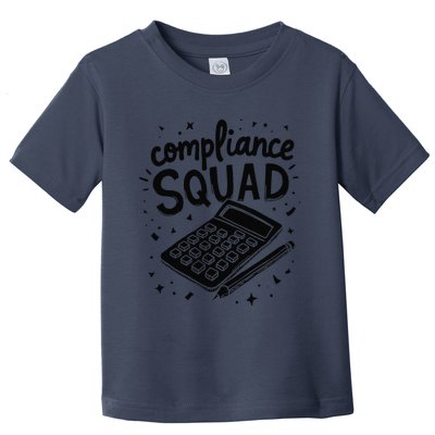 Auditor Squad Compliance Finance Review Auditor Toddler T-Shirt