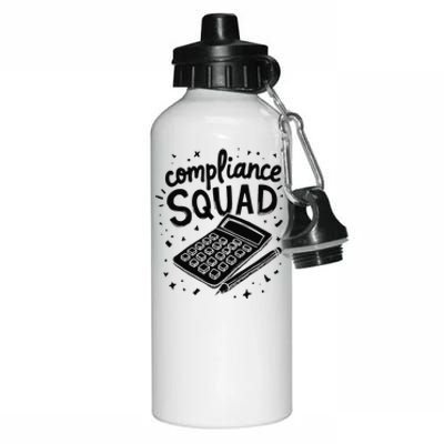 Auditor Squad Compliance Finance Review Auditor Aluminum Water Bottle 