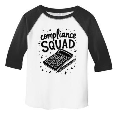 Auditor Squad Compliance Finance Review Auditor Toddler Fine Jersey T-Shirt