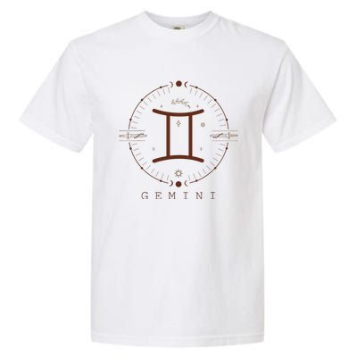 Astrological Stars Celestial Zodiac Sign Aesthetic Gemini Garment-Dyed Heavyweight T-Shirt