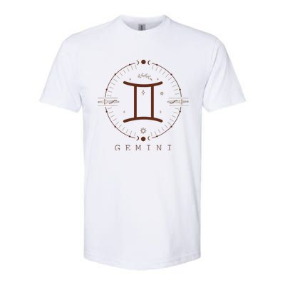 Astrological Stars Celestial Zodiac Sign Aesthetic Gemini Softstyle® CVC T-Shirt