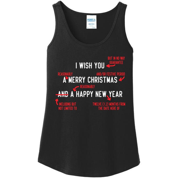 Attorney Santa Claus Merry Xmas Law Student Christmas Lawyer Ladies Essential Tank