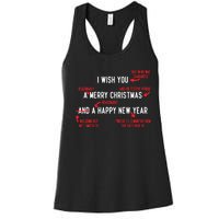 Attorney Santa Claus Merry Xmas Law Student Christmas Lawyer Women's Racerback Tank