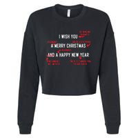 Attorney Santa Claus Merry Xmas Law Student Christmas Lawyer Cropped Pullover Crew