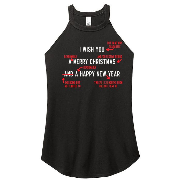 Attorney Santa Claus Merry Xmas Law Student Christmas Lawyer Women's Perfect Tri Rocker Tank