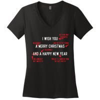 Attorney Santa Claus Merry Xmas Law Student Christmas Lawyer Women's V-Neck T-Shirt