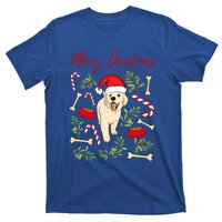 Adorable Sweet Christmas Puppy Labrador With Santa Hat Dog Gift T-Shirt