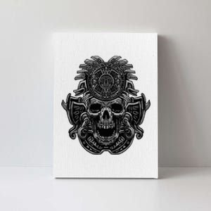 Aztec Skull Cool DeathS Head Skeleton Inca Maya Gift Idea Canvas