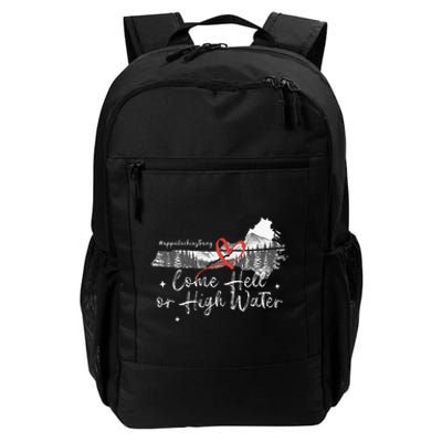 Appalachia Strong Come Hell Or High Water Mountain Daily Commute Backpack