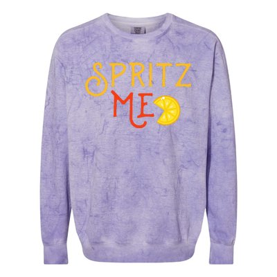 Aperol Spritz Cocktail Party Alcohol Drink Summer Beverage Colorblast Crewneck Sweatshirt