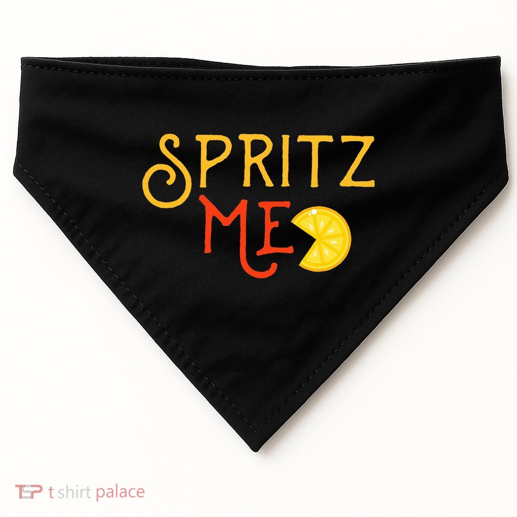 Aperol Spritz Cocktail Party Alcohol Drink Summer Beverage USA-Made Doggie Bandana