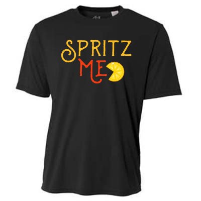 Aperol Spritz Cocktail Party Alcohol Drink Summer Beverage Cooling Performance Crew T-Shirt