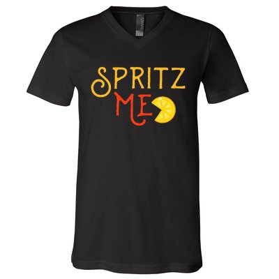 Aperol Spritz Cocktail Party Alcohol Drink Summer Beverage V-Neck T-Shirt