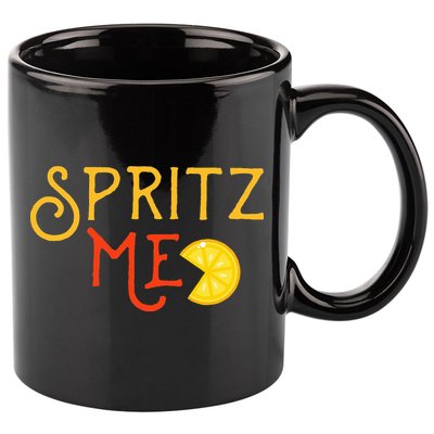 Aperol Spritz Cocktail Party Alcohol Drink Summer Beverage 11oz C Handle Ceramic Mug