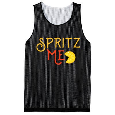 Aperol Spritz Cocktail Party Alcohol Drink Summer Beverage Mesh Reversible Basketball Jersey Tank
