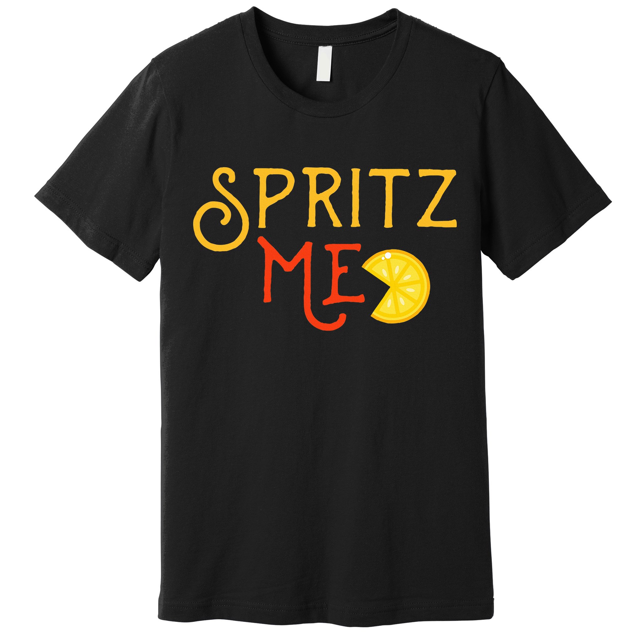 Aperol Spritz Cocktail Party Alcohol Drink Summer Beverage Premium T-Shirt