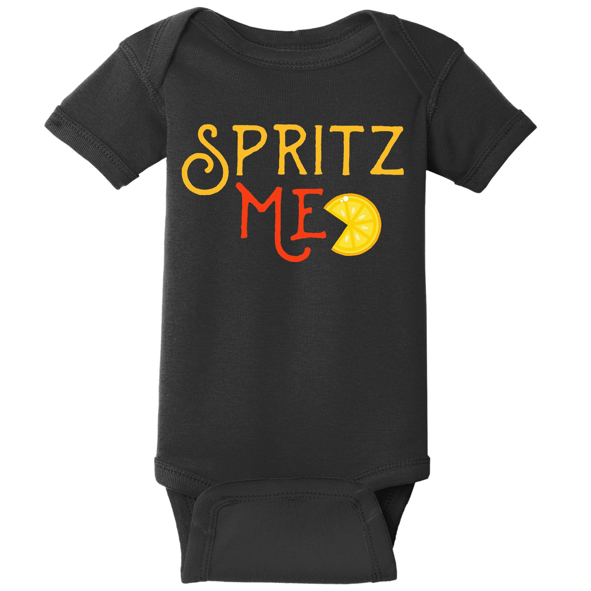 Aperol Spritz Cocktail Party Alcohol Drink Summer Beverage Baby Bodysuit