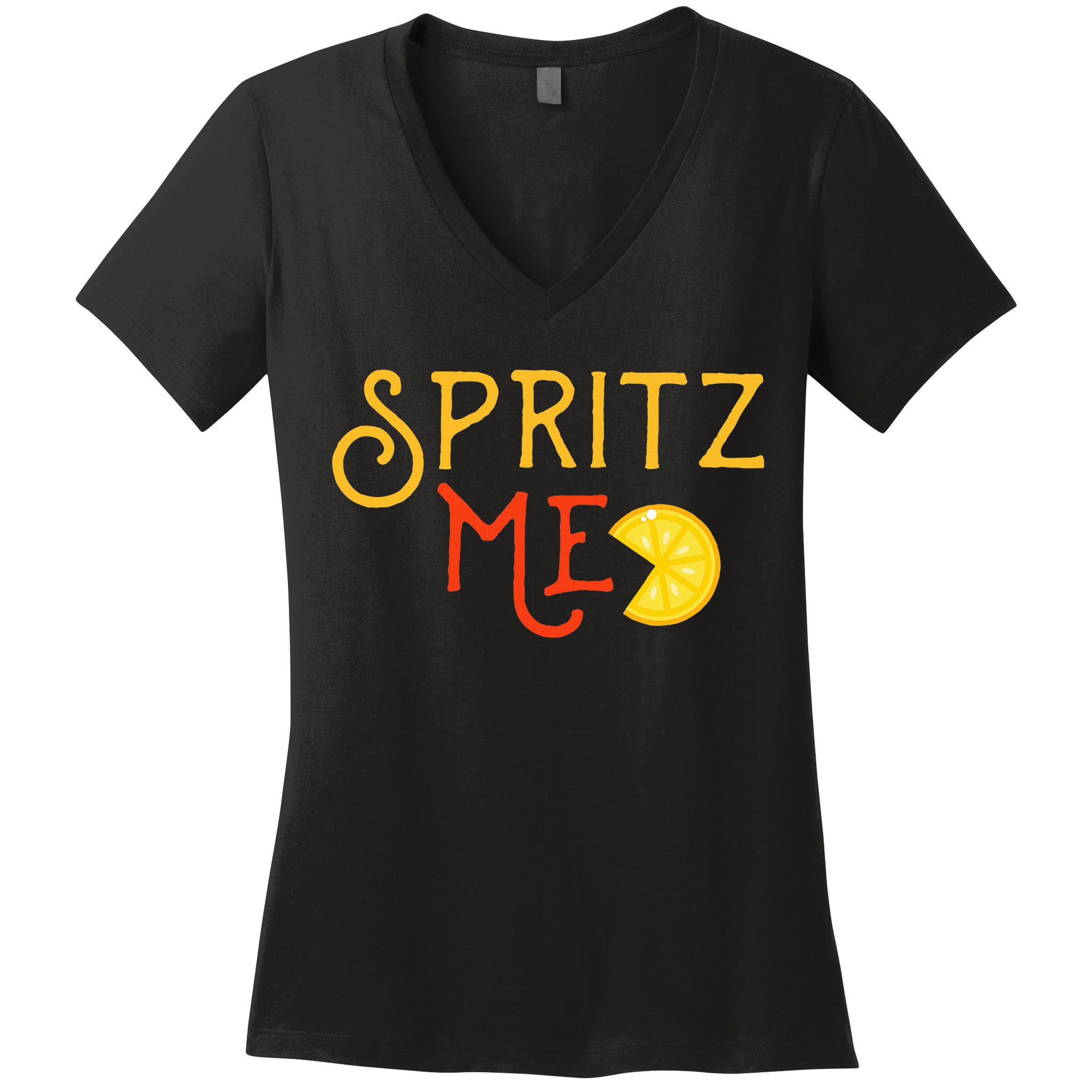 Aperol Spritz Cocktail Party Alcohol Drink Summer Beverage Women's V-Neck T-Shirt