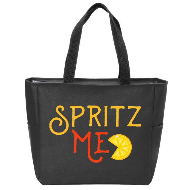 Aperol Spritz Cocktail Party Alcohol Drink Summer Beverage Zip Tote Bag