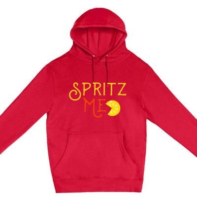 Aperol Spritz Cocktail Party Alcohol Drink Summer Beverage Premium Pullover Hoodie