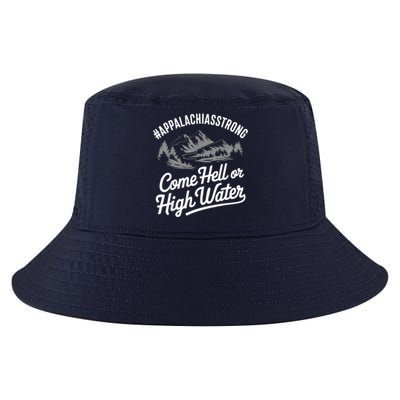 Appalachia Strong Come Hell Or High Water Mountain Nc Vn Tn Cool Comfort Performance Bucket Hat