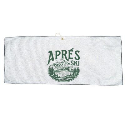 Apres Ski Club Aspen Trip Girl Squad Weekend Party Large Microfiber Waffle Golf Towel