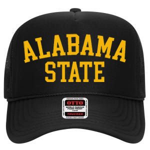 Alabama State Cool Al Alabamian Souvenir High Crown Mesh Back Trucker Hat