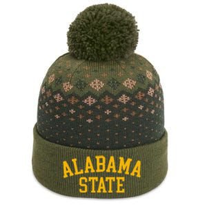 Alabama State Cool Al Alabamian Souvenir The Baniff Cuffed Pom Beanie