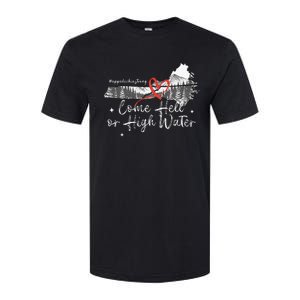 Appalachia Strong Come Hell Or High Water Mountain Softstyle CVC T-Shirt