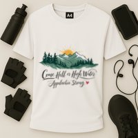 Appalachia Strong Come Hell Or High Water Cooling Performance Crew T-Shirt