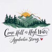 Appalachia Strong Come Hell Or High Water Cooling Performance Crew T-Shirt