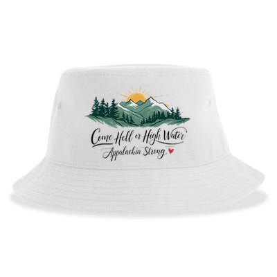 Appalachia Strong Come Hell Or High Water Sustainable Bucket Hat