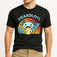 Axolotl- Snaxolotl Cute Axolotl Snacks Funny Food  Performance Shirt